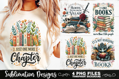 Reading sublimation PNG, Reading 4 PNG, Book Lover PNG Product Image 3