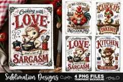 Funny Kitchen Towel 4 PNG Retro PNG Sublimation Product Image 2