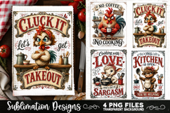 Funny Kitchen Towel 4 PNG Retro PNG Sublimation Product Image 4