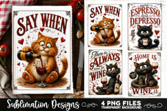 Funny Kitchen Towel 4 PNG Retro PNG Sublimation Product Image 1