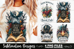 Reading sublimation PNG, Reading 4 PNG, Book Lover PNG Product Image 2