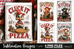 Funny Kitchen Towel 4 PNG Retro PNG Sublimation Product Image 2