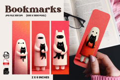 Halloween Bookmark Pumpkin Cute Ghost Design Printable_16 Product Image 1