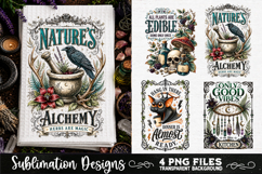 Magic Witchy Kitchen Towels PNG Sublimation Designs 4 Files Product Image 2