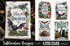 Magic Witchy Kitchen Towels PNG Sublimation Designs 4 Files Product Image 4