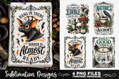 Magic Witchy Kitchen Towels PNG Sublimation Designs 4 Files Product Image 4