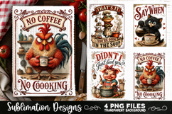 Funny Kitchen Towel 4 PNG Retro PNG Sublimation Product Image 2