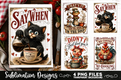 Funny Kitchen Towel 4 PNG Retro PNG Sublimation Product Image 1