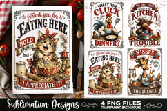 Funny Kitchen Towel 4 PNG Retro PNG Sublimation Product Image 2