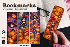Halloween Bookmark Pumpkin Cute Ghost Design Printable_23 Product Image 1