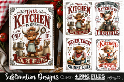 Funny Kitchen Towel 4 PNG Retro PNG Sublimation Product Image 3