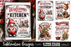 Funny Kitchen Towel 4 PNG Retro PNG Sublimation Product Image 2
