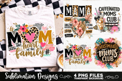 Trendy Mama PNG , Retro Collage Mama 4 Designs Sublimation Product Image 3
