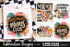 Trendy Mama PNG , Retro Collage Mama 4 Designs Sublimation Product Image 4