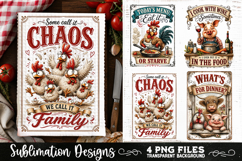 Funny Kitchen Towel 4 PNG Retro PNG Sublimation Product Image 3