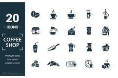 Coffe Shop icon set Product Image 1
