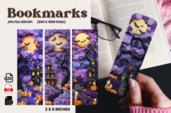 Halloween Bookmark Pumpkin Cute Ghost Design Printable_39 Product Image 1