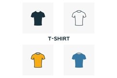 T-Shirt icon set Product Image 1