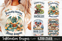 Reading sublimation PNG, Reading 4 PNG, Book Lover PNG Product Image 3
