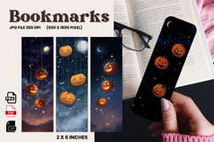 Halloween Bookmark Pumpkin Cute Ghost Design Printable_40 Product Image 1