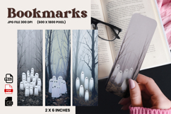 Halloween Bookmark Pumpkin Cute Ghost Design Printable_49 Product Image 1