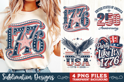 USA 250th Anniversary 4 PNG Sublimation, Patriotic 4th Product Image 2
