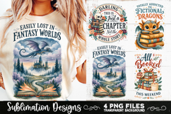 Reading sublimation PNG, Reading 4 PNG, Book Lover PNG Product Image 4