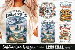 Reading sublimation PNG, Reading 4 PNG, Book Lover PNG Product Image 4