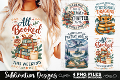 Reading sublimation PNG, Reading 4 PNG, Book Lover PNG Product Image 2