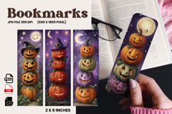 Halloween Bookmark Pumpkin Cute Ghost Design Printable_5 Product Image 1