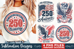 USA 250th Anniversary 4 PNG Sublimation, Patriotic 4th Product Image 2