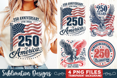 USA 250th Anniversary 4 PNG Sublimation, Patriotic 4th Product Image 3