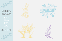 Cherry Blossoms SVG PNG Product Image 1