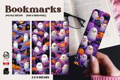 Halloween Bookmark Pumpkin Cute Ghost Design Printable_6 Product Image 1