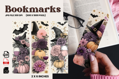 Halloween Bookmark Pumpkin Cute Ghost Design Printable_64 Product Image 1