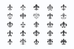 Fleur-de-Lis, Vector Set. Product Image 1