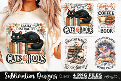 Reading sublimation PNG, Reading 4 PNG, Book Lover PNG Product Image 2