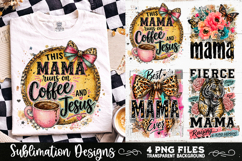 Trendy Mama PNG , Retro Collage Mama 4 Designs Sublimation Product Image 4