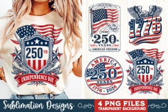 USA 250th Anniversary 4 PNG Sublimation, Patriotic 4th Product Image 3