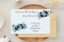 Wedding Floral Clipart | Elegant Flower Designs | PNG Product Image 3