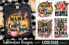 Trendy Mama PNG , Retro Collage Mama 4 Designs Sublimation Product Image 7