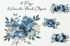 Customizable Wedding Floral Clipart
