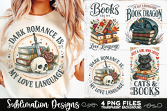 Reading sublimation PNG, Reading 4 PNG, Book Lover PNG Product Image 4