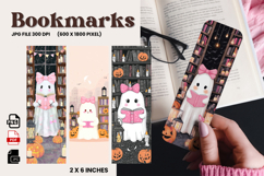 Halloween Bookmark Pumpkin Cute Ghost Design Printable_81 Product Image 1