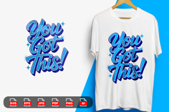 10 Motivation &amp; Attitude T-Shirts SVG Sublimation Bundle Product Image 4