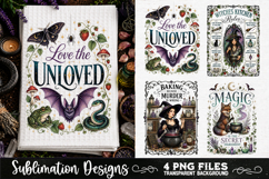 Magic Witchy Kitchen Towels PNG Sublimation Designs 4 Files Product Image 4