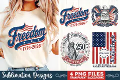 USA 250th Anniversary 4 PNG Sublimation, Patriotic 4th Product Image 2