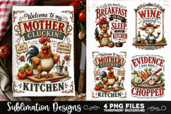 Funny Kitchen Towel 4 PNG Retro PNG Sublimation Product Image 3