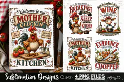 Funny Kitchen Towel 4 PNG Retro PNG Sublimation Product Image 3