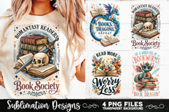 Reading sublimation PNG, Reading 4 PNG, Book Lover PNG Product Image 1